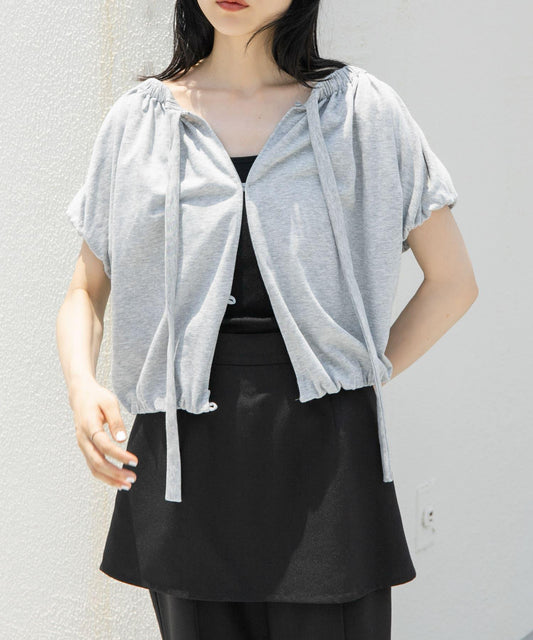 蝴蝶結褶皺衛衣