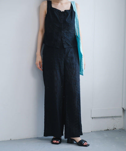 Kastane 棉質蕾絲拼接褲