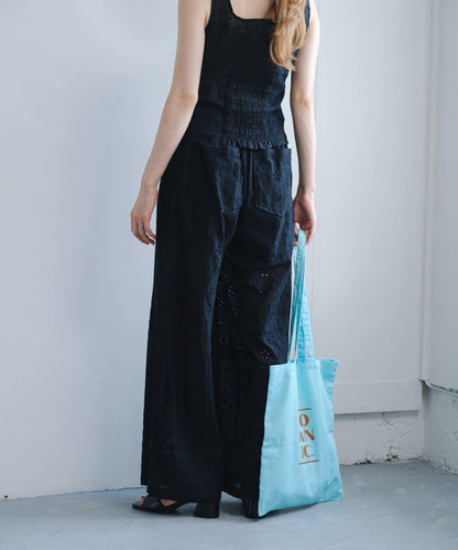 Kastane 棉質蕾絲拼接褲