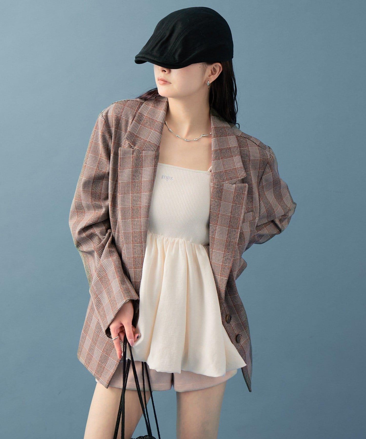 【mystic】格紋西裝外套