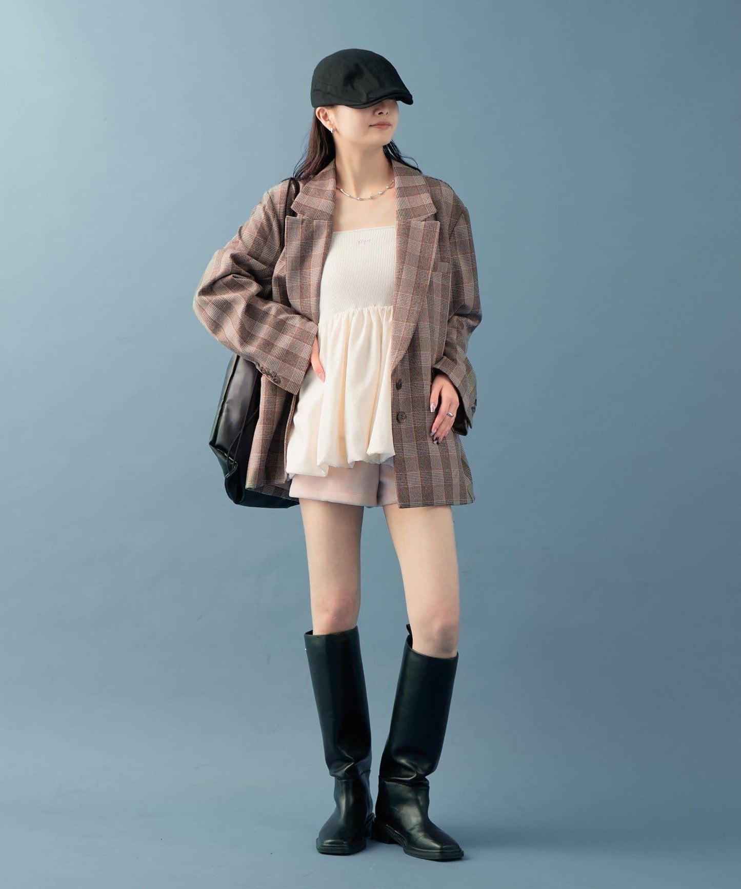 【mystic】格紋西裝外套