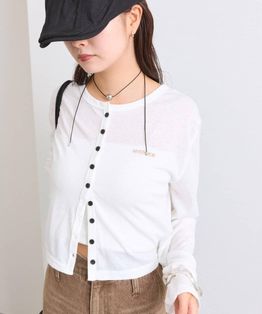 mystic 短款針織開衫