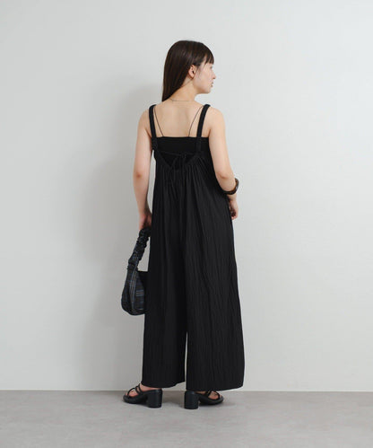 Kastane 尼龍抽褶連體褲 B款