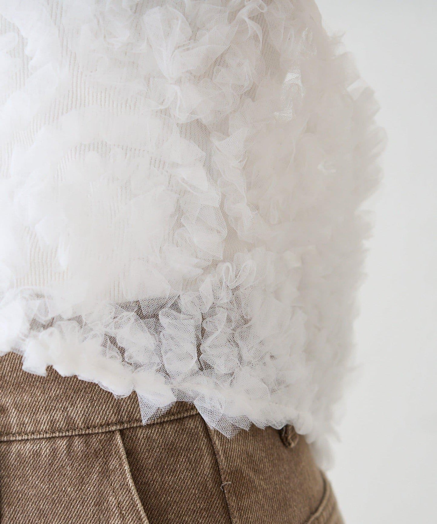 mystic 網紗花卉設計 束胸上衣