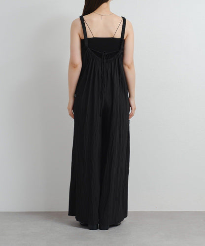 Kastane 尼龍抽褶連體褲 B款