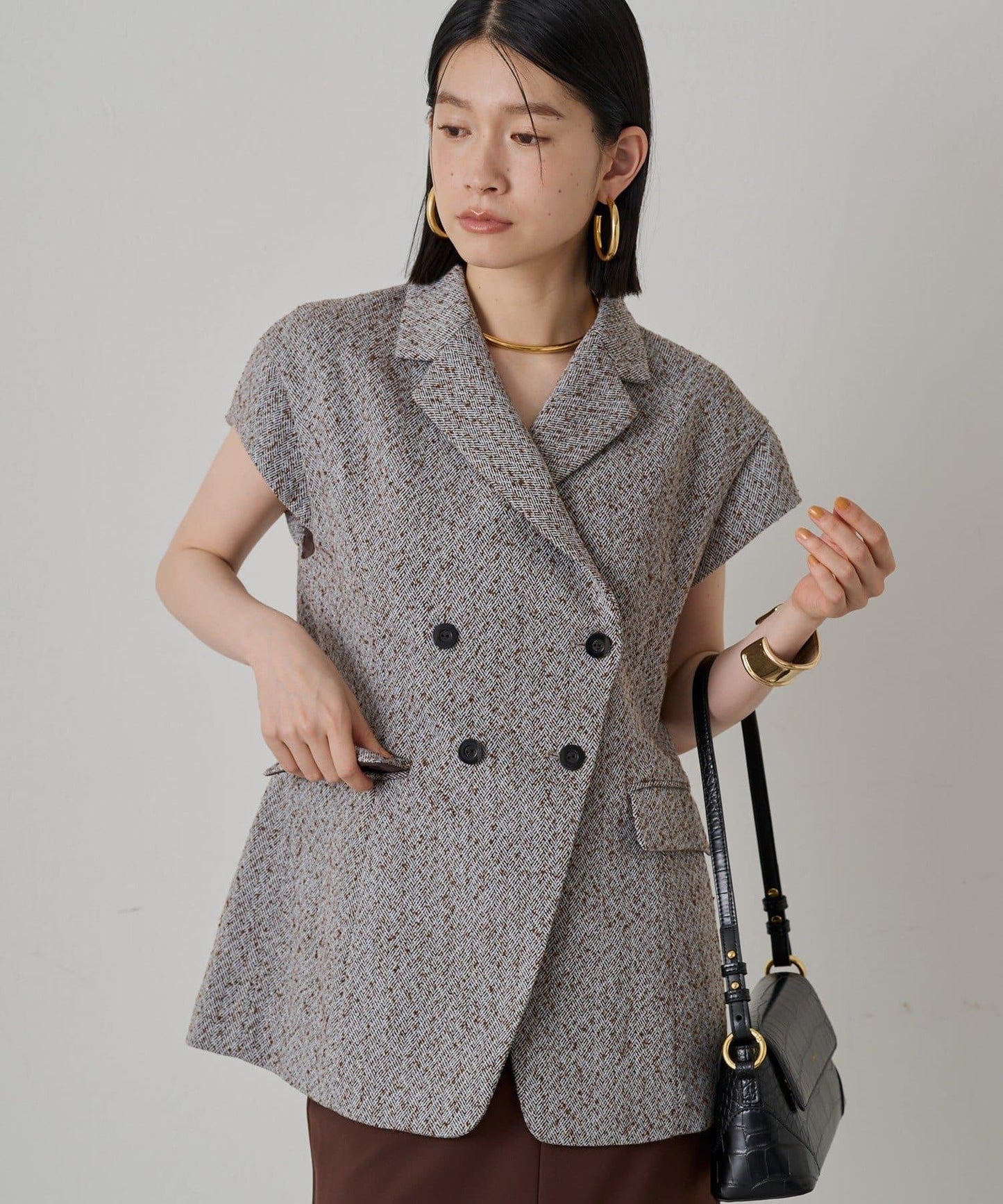 【Loungedress】無袖西裝馬甲
