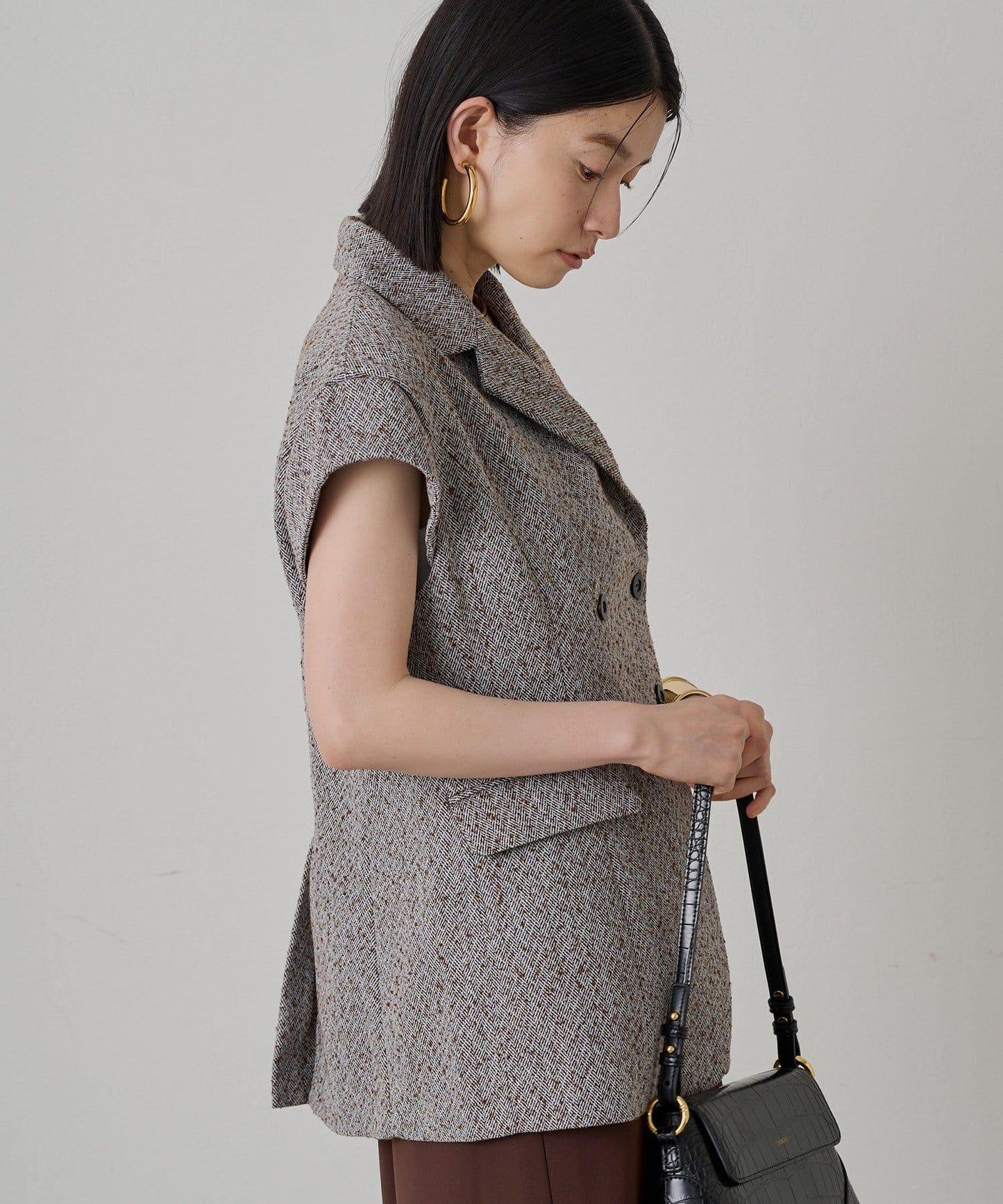 【Loungedress】無袖西裝馬甲