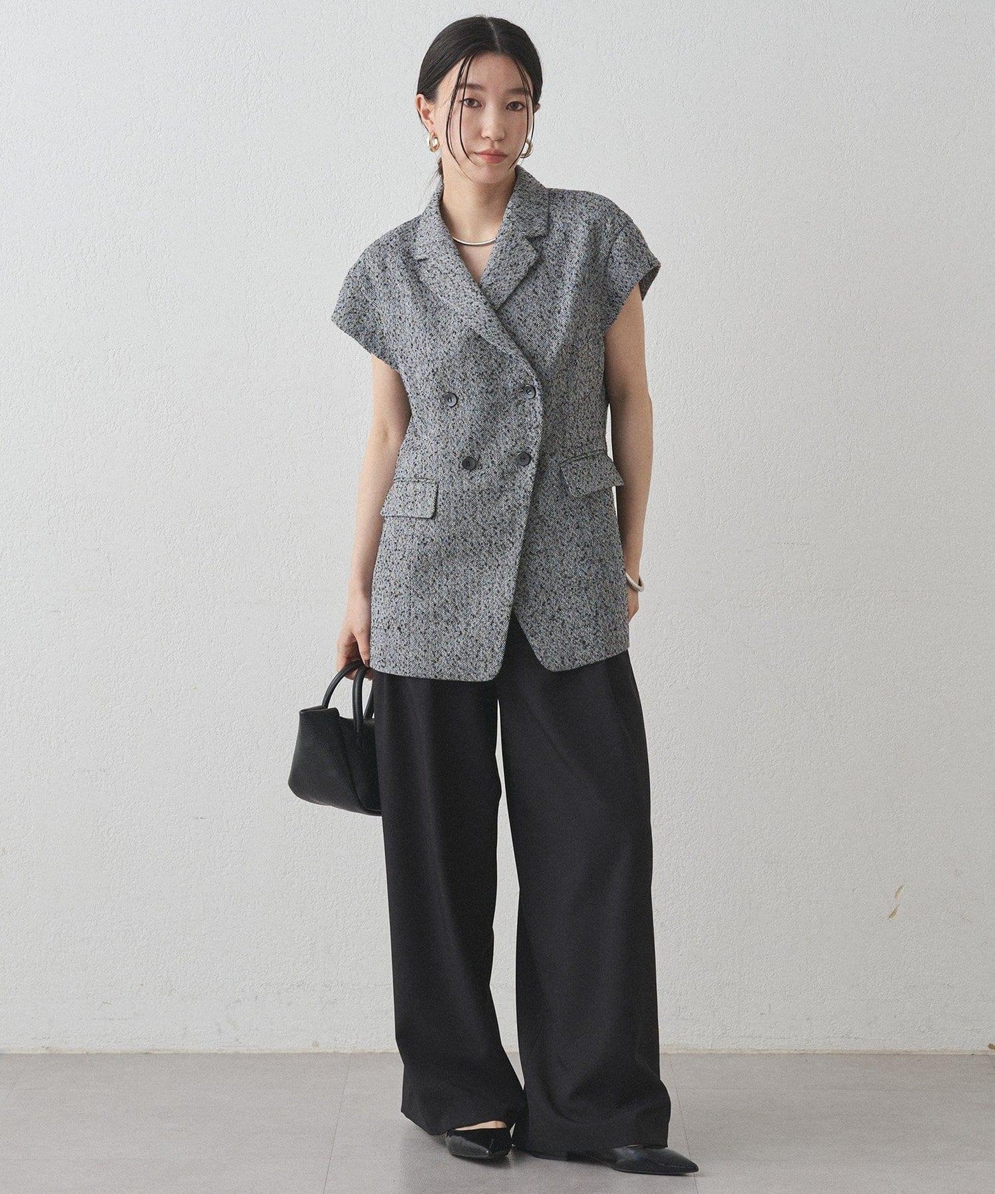 【Loungedress】無袖西裝馬甲
