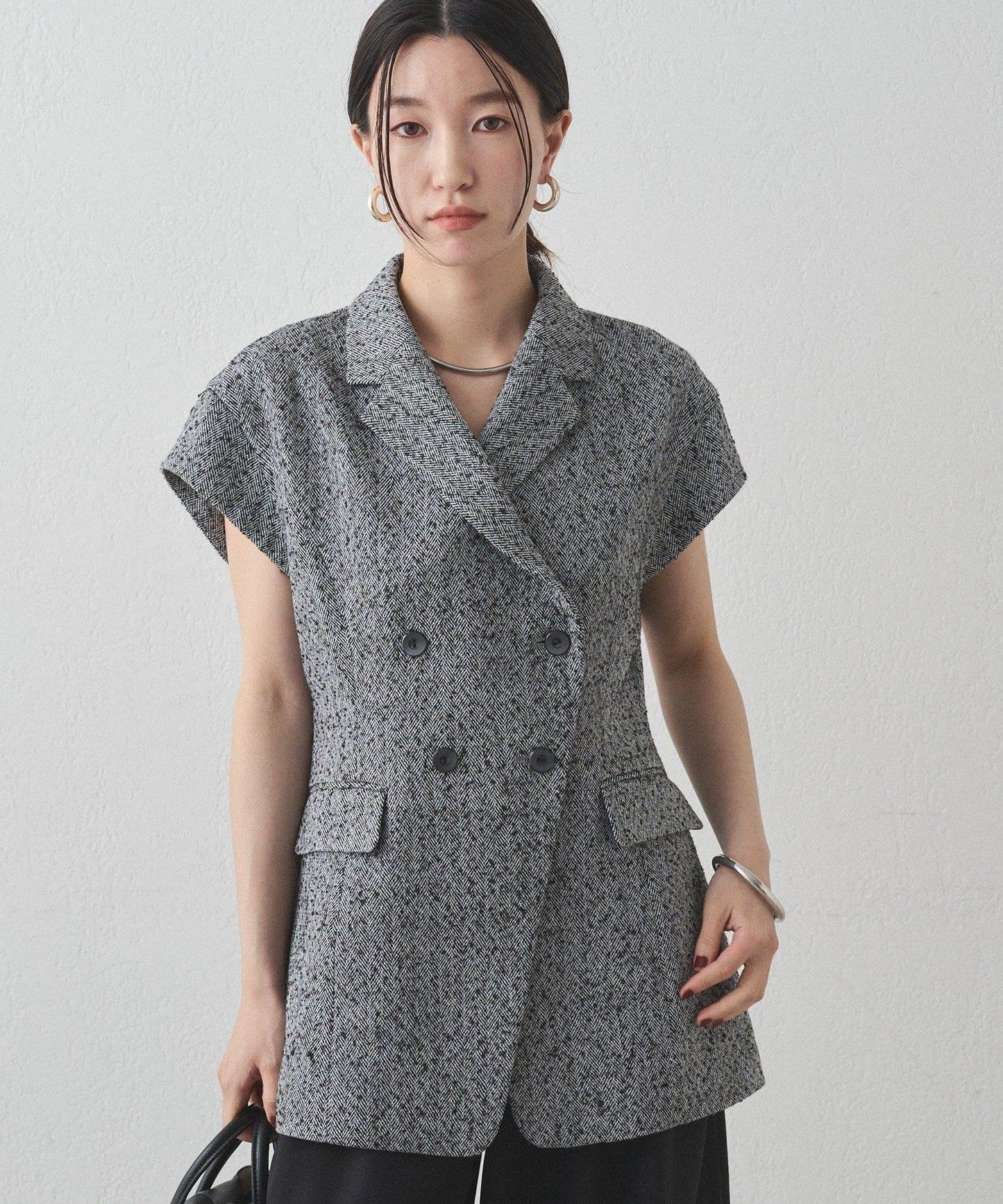 【Loungedress】無袖西裝馬甲
