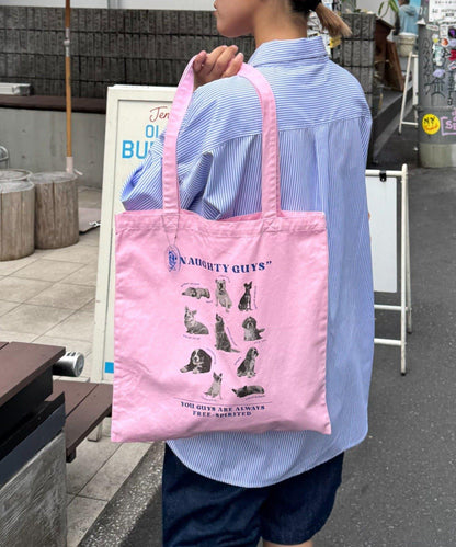【SOUNDSGOOOOD】犬印花掛飾帶手提包