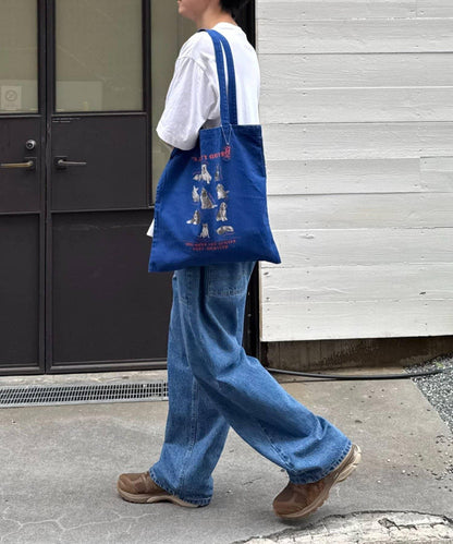 【SOUNDSGOOOOD】犬印花掛飾帶手提包