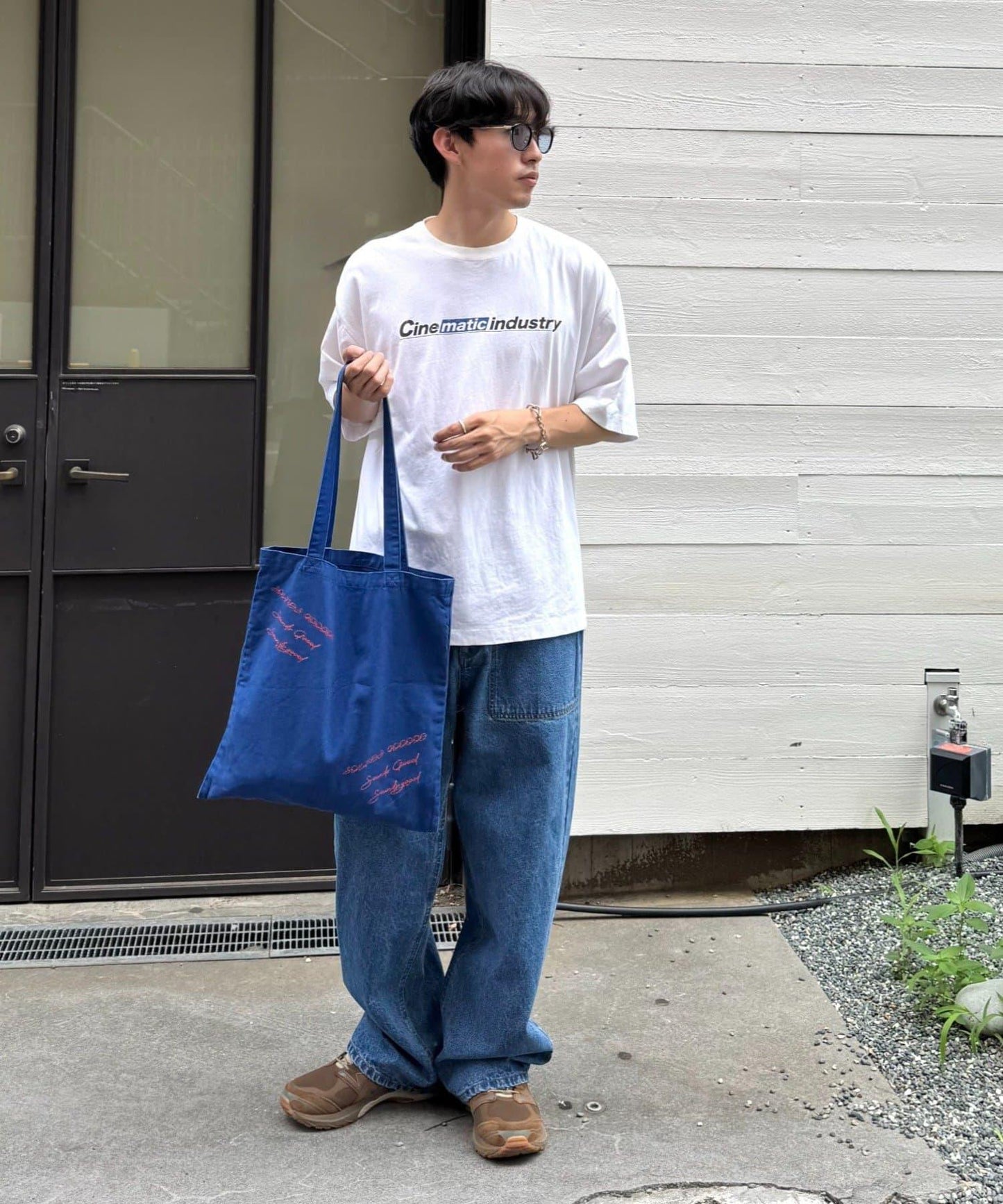 【SOUNDSGOOOOD】犬印花掛飾帶手提包