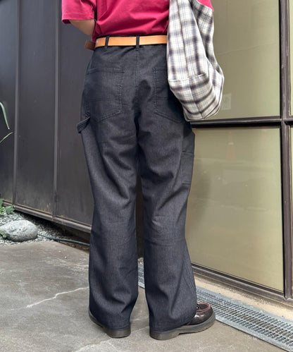 【夏季清涼◎】【TYPYDENIM】網眼牛仔工裝褲