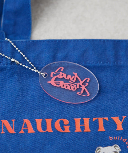 【SOUNDSGOOOOD】犬印花掛飾帶手提包