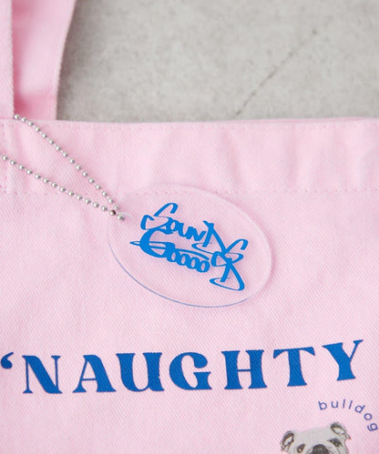 【SOUNDSGOOOOD】犬印花掛飾帶手提包