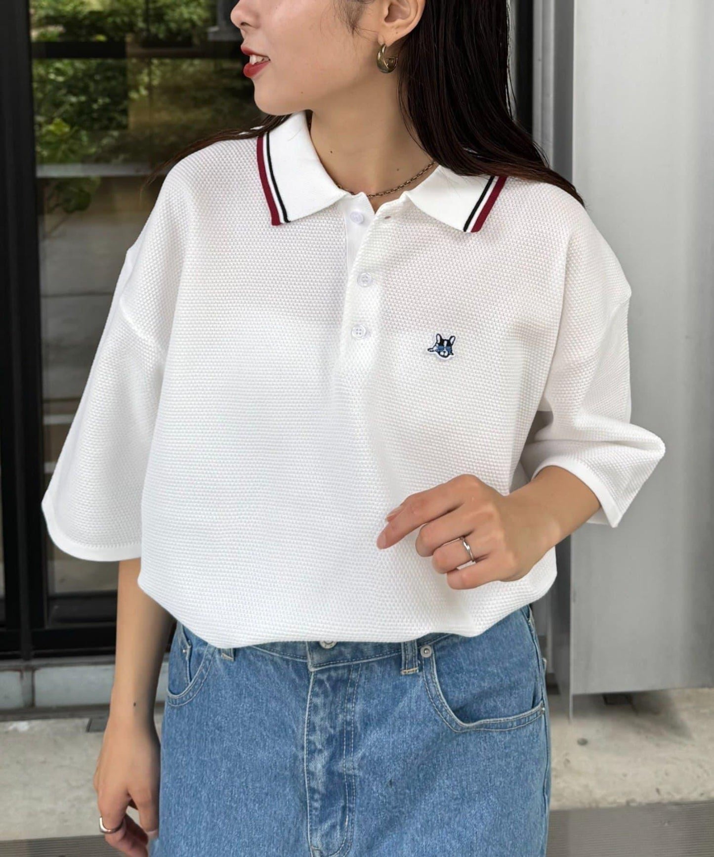 法式圓領Polo衫