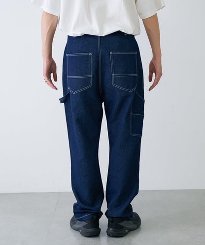 【夏季清涼◎】【TYPYDENIM】網眼牛仔工裝褲
