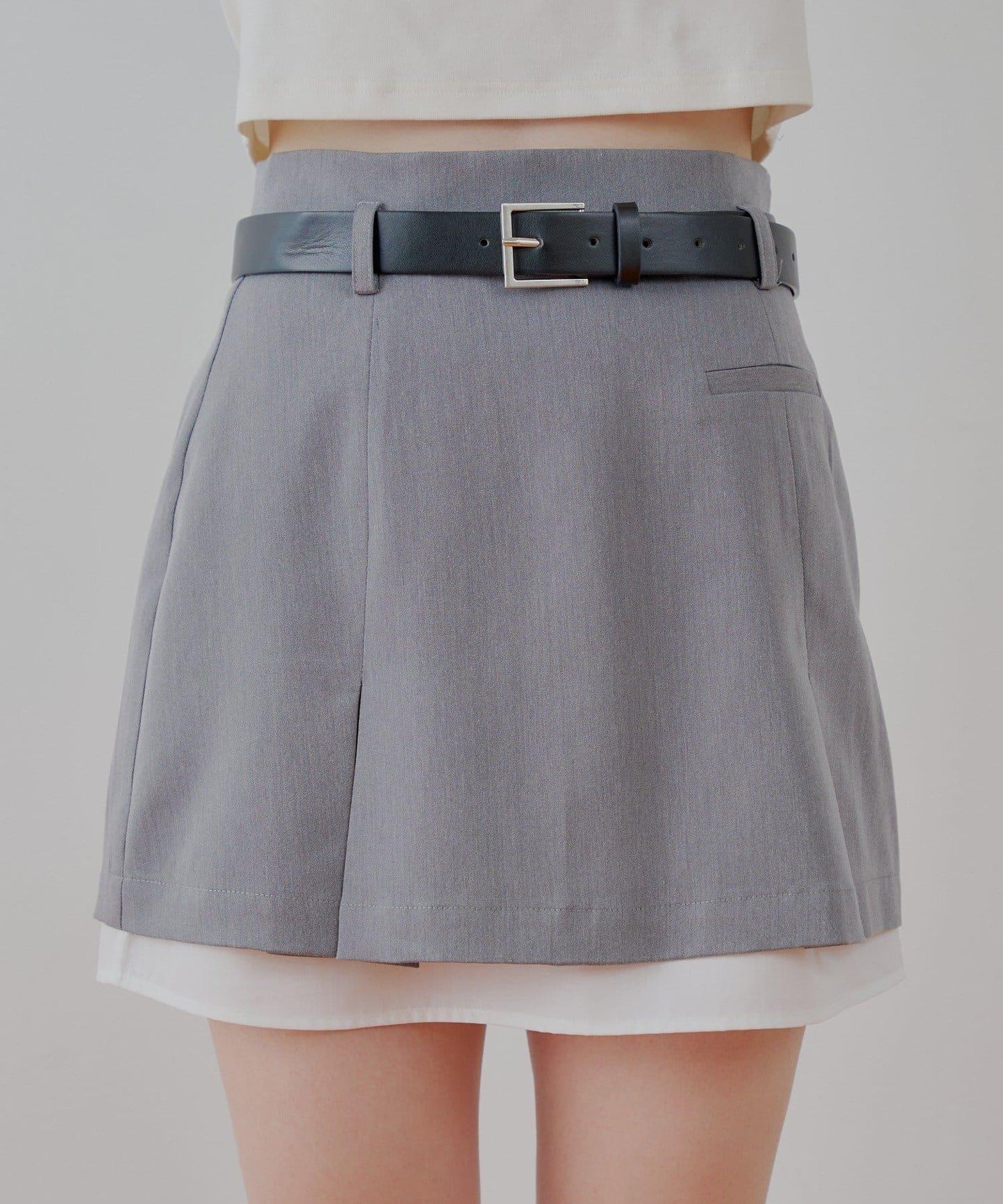 Chico 層次設計百褶迷你半身裙