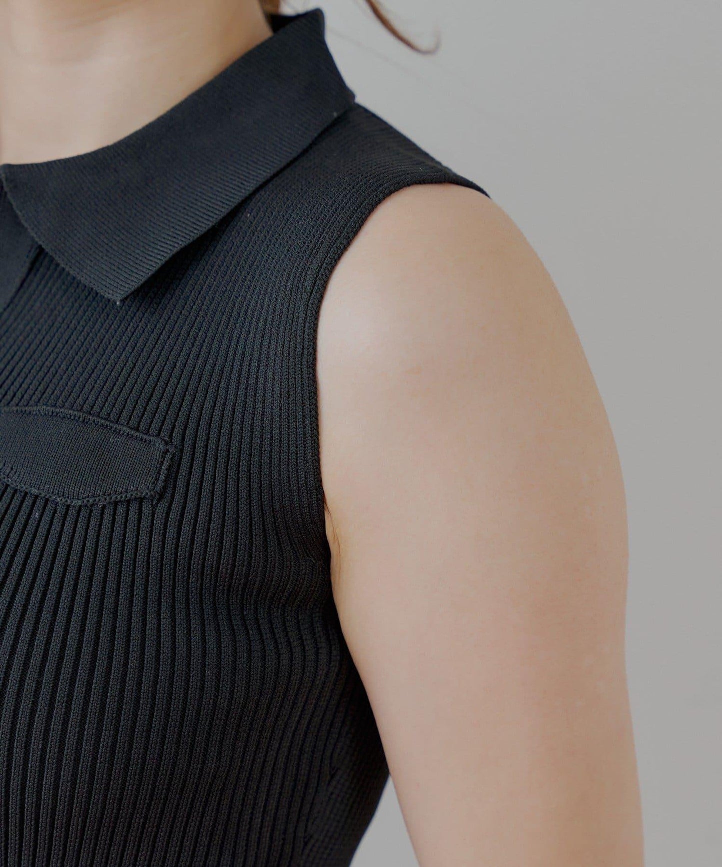 Chico 帶領拼接傘擺連衣裙