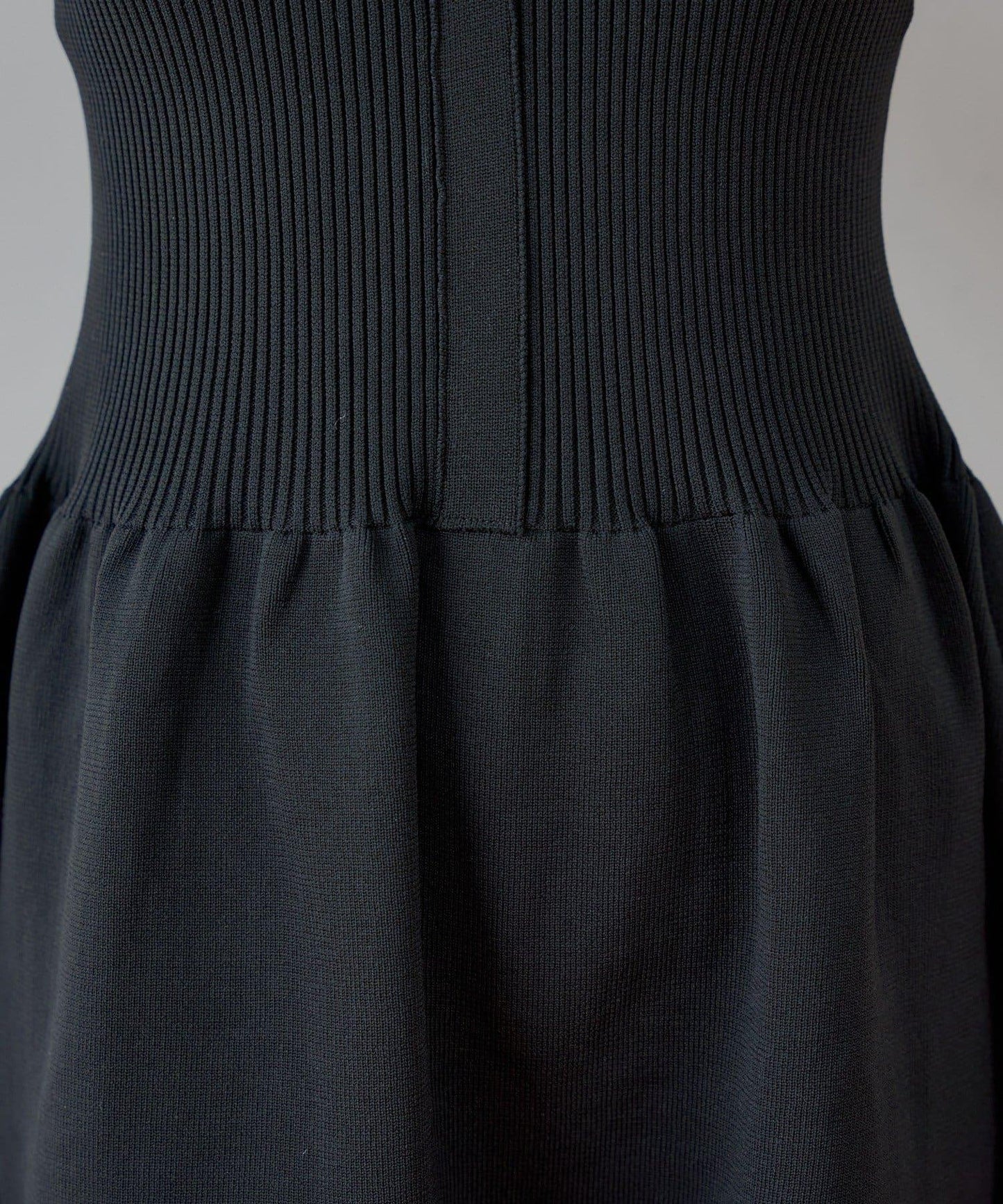 Chico 帶領拼接傘擺連衣裙