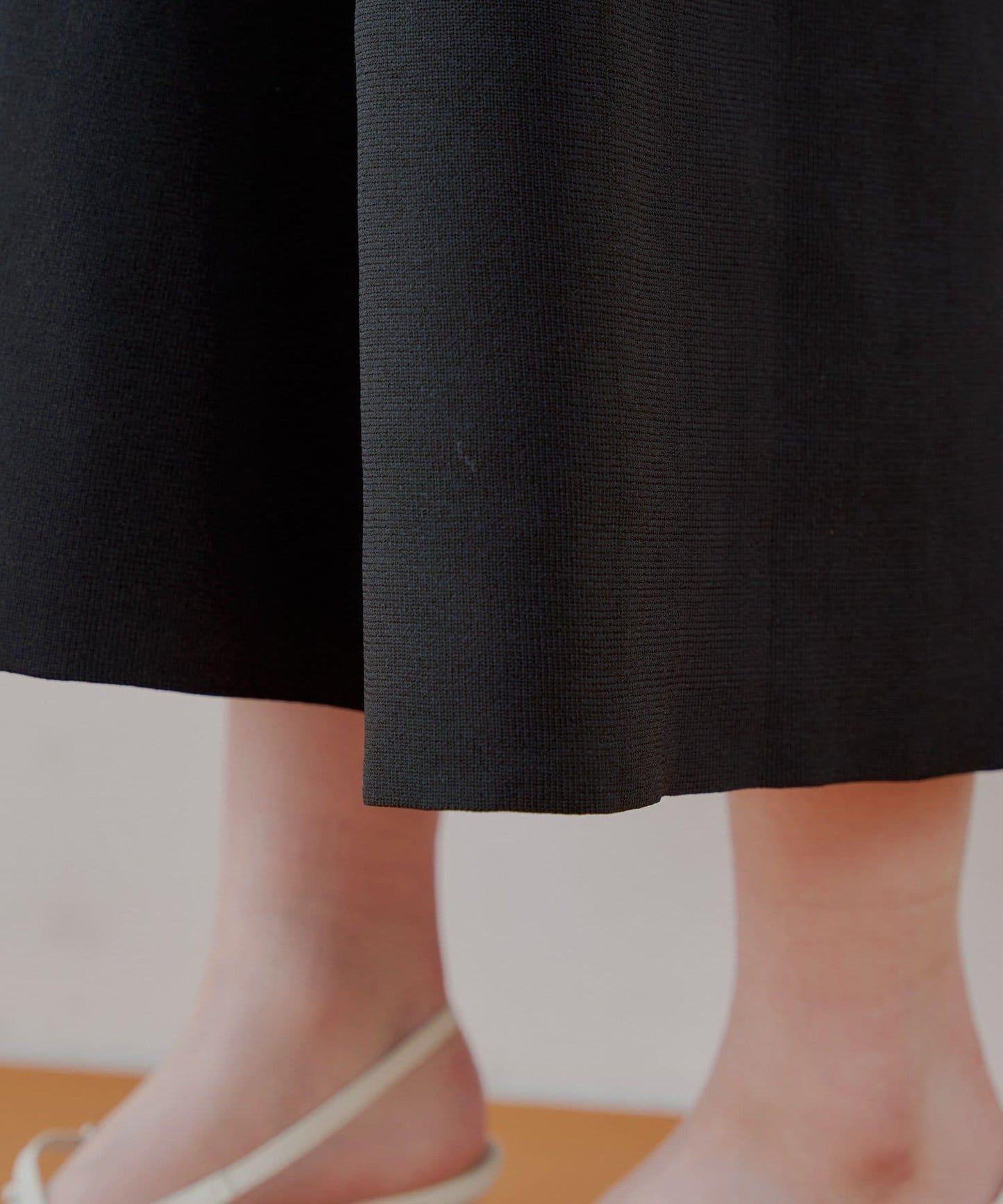 Chico 帶領拼接傘擺連衣裙