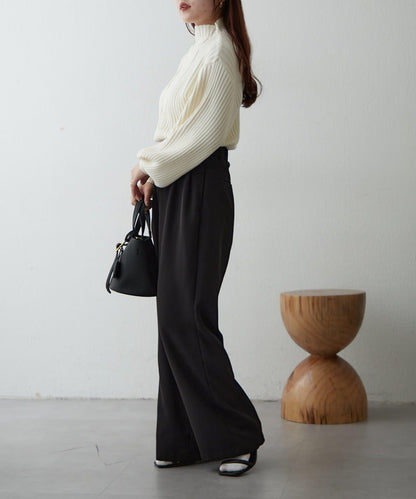 【RMAF】高領羅紋針織衫