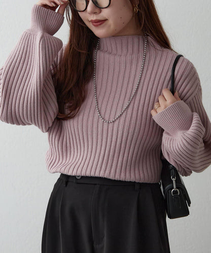 【RMAF】高領羅紋針織衫