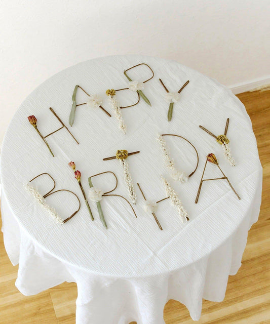 HAPPYBIRTHDAYオブジェ／anniversary