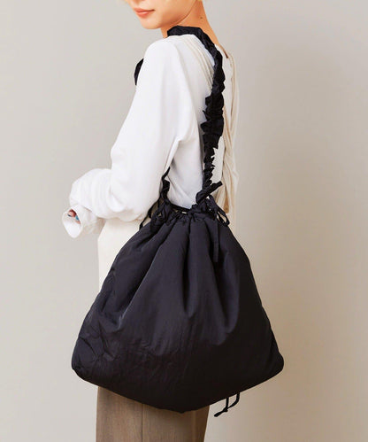 《WEB先行販売》ショルダーくしゅくしゅバッグ