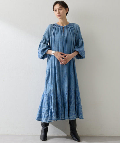 刺繡連衣裙