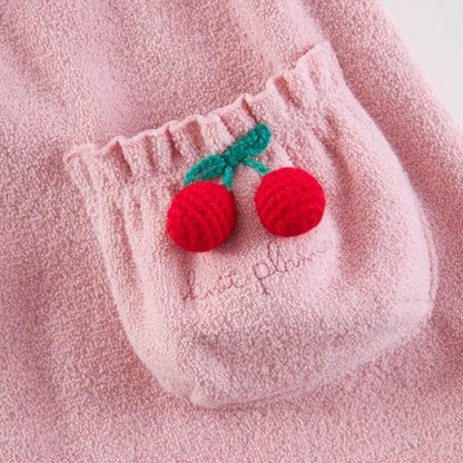 KP櫻桃圖案圈圈紗馬甲（80～120）