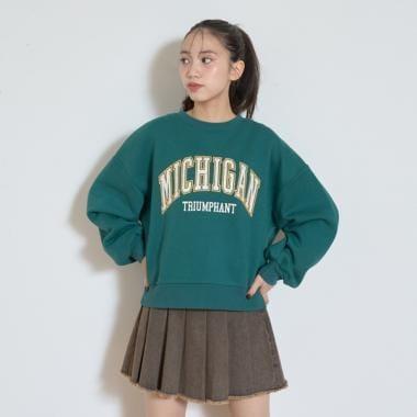 【GOODPRICE】加絨學院風套頭衫