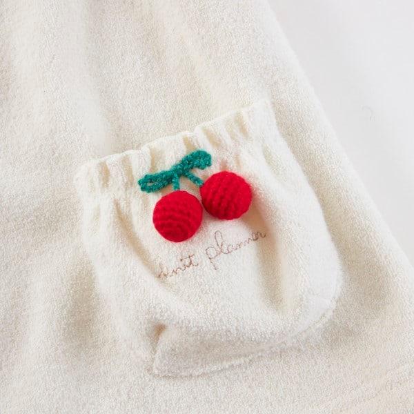 KP櫻桃圖案圈圈紗馬甲（80～120）