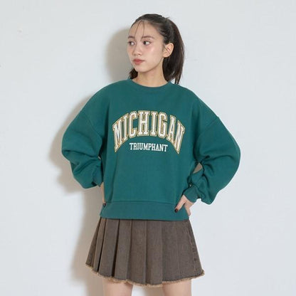 【GOODPRICE】加絨學院風套頭衫