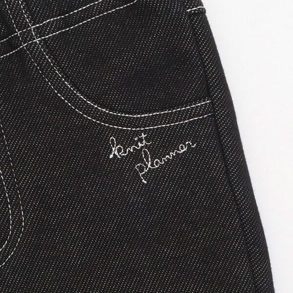 KP牛仔針織內加絨長褲（80～90）