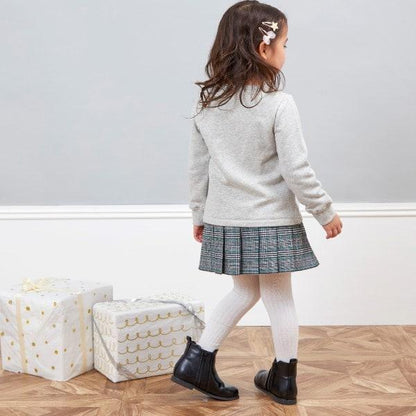 KP格紋百褶裙（110～140）