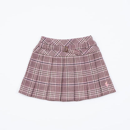 KP格紋百褶裙（110～140）
