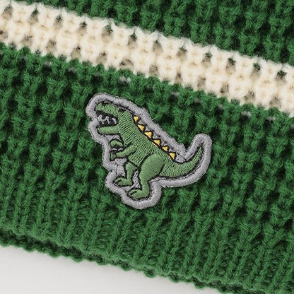恐龍刺繡貼布雙面圍脖