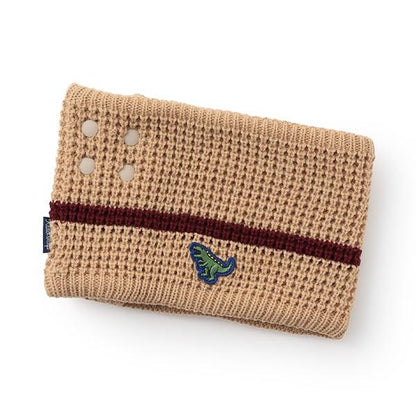 恐龍刺繡貼布雙面圍脖