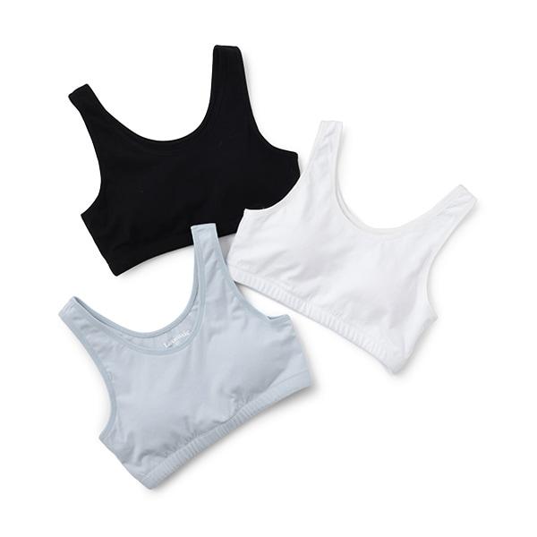 【基礎款】【抗菌防臭/吸水速幹/清爽】棉混合半罩杯內衣