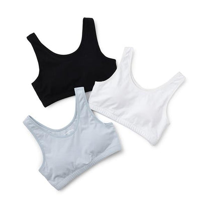 【基礎款】【抗菌防臭/吸水速幹/清爽】棉混合半罩杯內衣