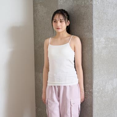 【基礎款】【100%純棉】帶胸墊吊帶背心