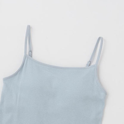 【基礎款】【100%純棉】帶胸墊吊帶背心