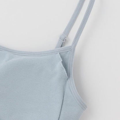 【基礎款】【100%純棉】帶胸墊吊帶背心