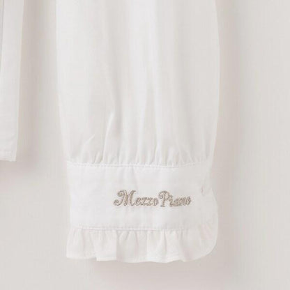 立領荷葉邊襯衫