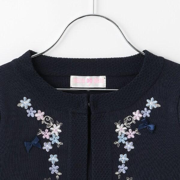 花卉刺繡針織開衫