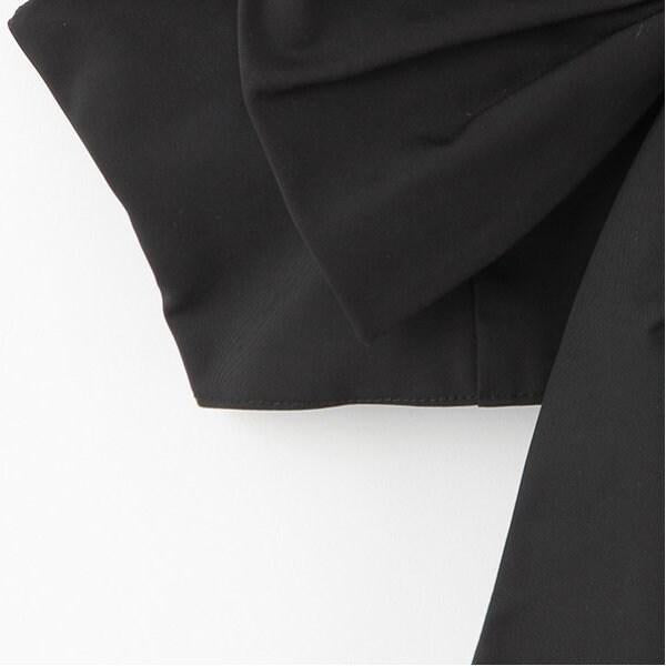 帶蝴蝶結吊帶背心的襯衫連衣裙