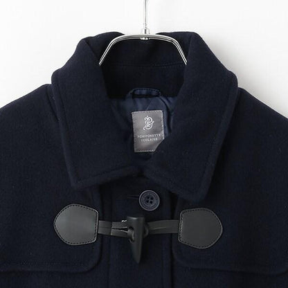 長款牛角扣大衣