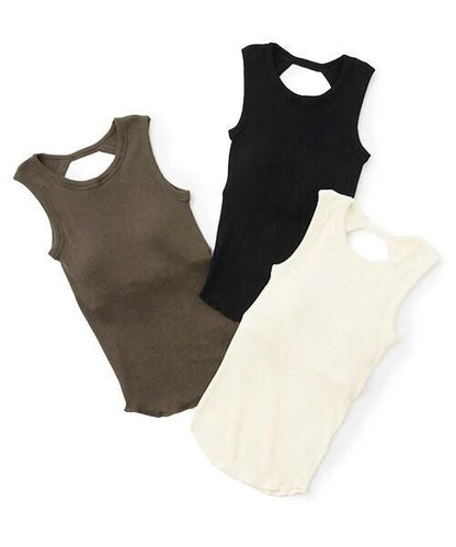 【PALM】NULL背部開口背心