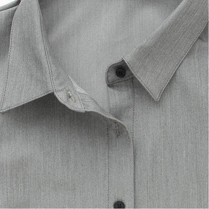 帶蝴蝶結吊帶背心的襯衫連衣裙